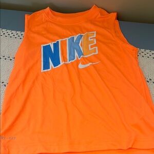 Nike Orange Kids Tank Top Dri Fit🧡